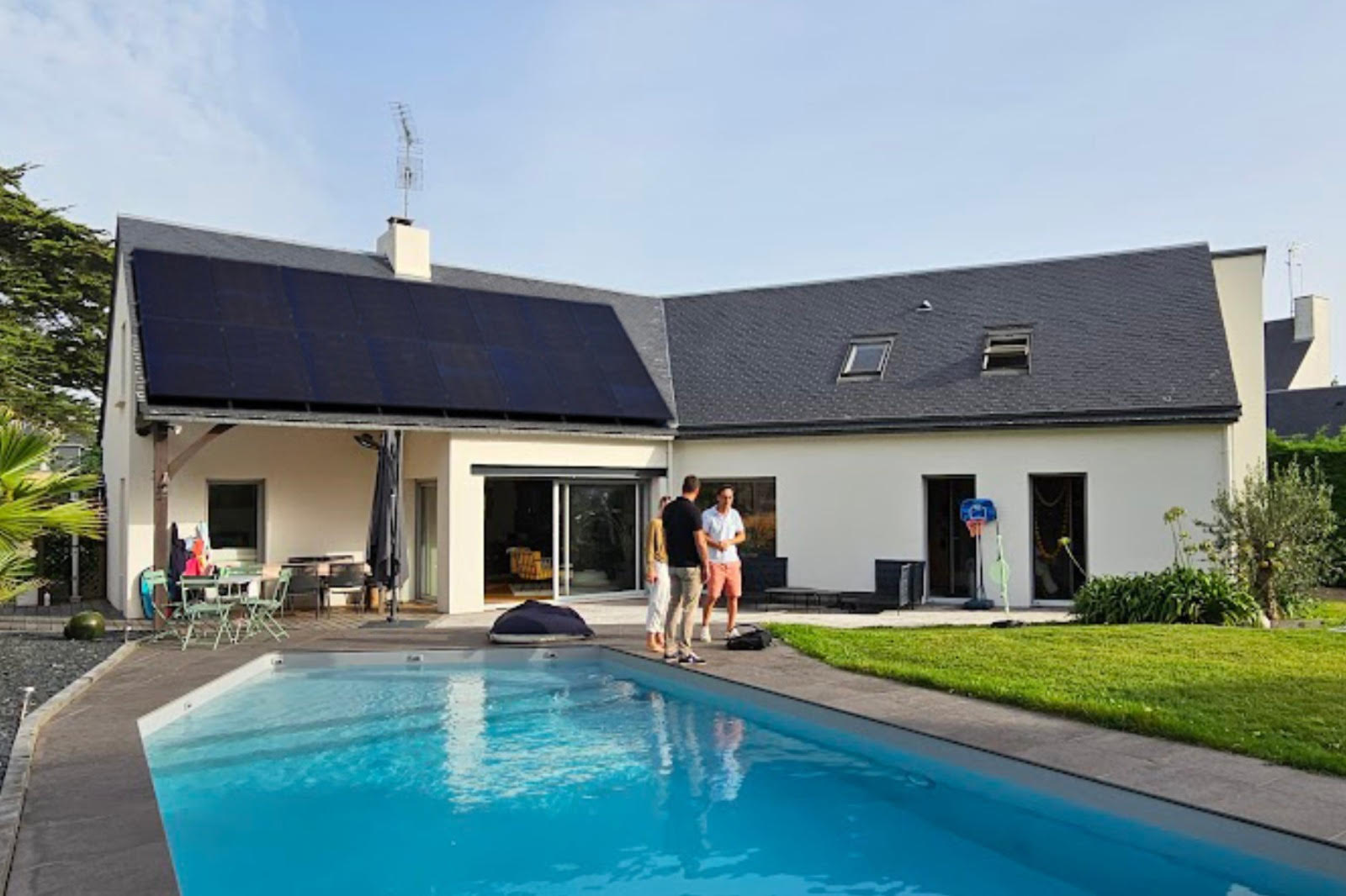 piscine panneaux solaires bretagne